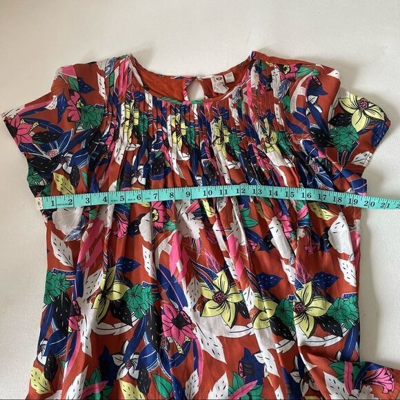 Dolan left coast collection tropical floral blouse - Picture 3 of 7